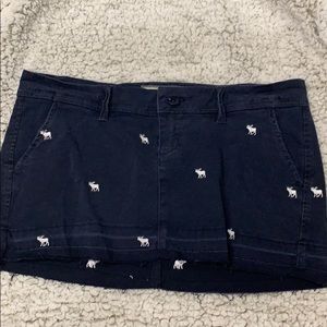 New without tags Navy Abercrombie Mini Skirt